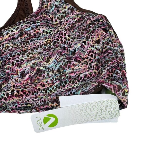 NWT Next By Athena Swim Suit Bikini Top 36D Bottom S 2PCs Brown Beach Vacation - Picture 13 of 14